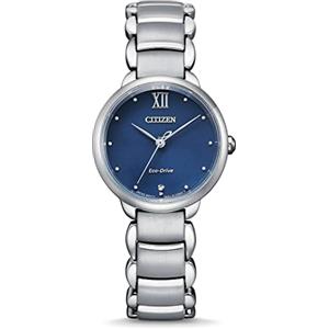 Citizen Orologio analogico da donna Eco-Drive con cinturino in acciaio inossidabile EM0920-86L