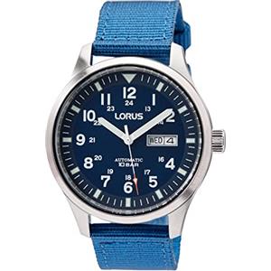 Seiko Lorus 32025166 - Orologio da uomo analogico automatico, Blu scuro, misura unica, Militare