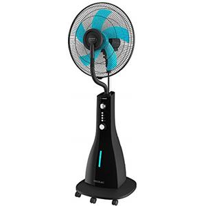 Cecotec Ventilatore per nebulizzatore d'acqua con timer EnergySilence 590 Freshessence. 90 W, 5 lame da 40 cm di diametro, oscillanti, 3 velocità, serbatoio da 3 litri, motore in rame
