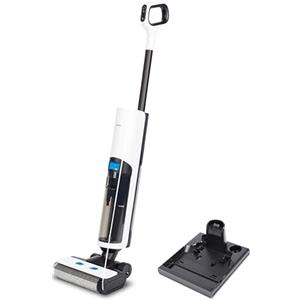 MEDION H30 pulitore per pavimenti duri con funzione di aspirazione (2in1, cordless, batteria ricaricabile, lavapavimenti, rullo spazzola, serbatoio acqua pulita e acqua sporca separati