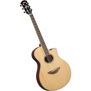 YAMAHA APX600 Chitarra Elettroacustica - Corpo Sottile, Scala 25", Pickup System65, EQ a 3 Bande, Accordatore Integrato, Buca Ovale - Natural