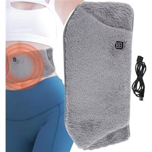 Genérico Tampone termico per crampi | Cintura riscaldante elettrica per la vita con livelli di calore | Coperta elettrica per crampi e articolazioni del corpo - Per la pancia mestruale e la Co