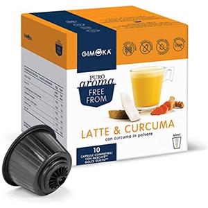 Gimoka - Compatibile Per Nescafé - Dolce Gusto - 30 Capsule - Gusto GOLDEN MILK (Latte e Curcuma) - Made In Italy - 3 Confezioni Da 10 Capsule