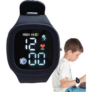 Generic Orologio Digitale Per Bambini - Con Il Nostro Orologio Intelligente Per Bambini, Orologi Digitali Quadrati Con Display LED Luminoso Colorato | Regali Di Compleanno In Silicone Impermeabile Per Ragazzi