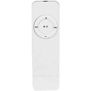 Cetfuro Mini Lettore MP3 alla Moda Portatile Strip Sport Lossless Sound Music Media Support Fino A 32 GB Micro-TF Card (Bianca)