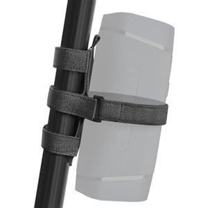 GEEKRIA Cinghia supporto altoparlante portatile per carrello da golf, bici, barca e UTV, supporto Bluetooth sicuro compatibile con JBL Flip 6/5, Charge 5, Anker Soundcore 2, Sony SRS-XB23 (Nero)