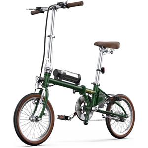ONESPORT OT02 - Bicicletta elettrica pieghevole, 16 Pollici, Mini Bicicletta elettrica con batteria 36V 5.2Ah e autonomia fino a 25-35 km, Ebike 250W, portatile, compatta, adulto, unisex, leggera, 15