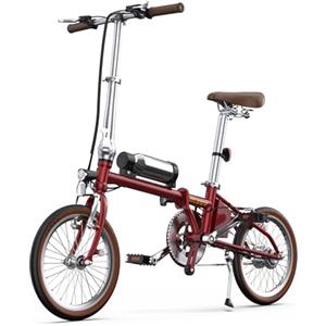 ONESPORT OT02 Bicicletta Elettrica Pieghevole 16 Pollici Mini Bici Elettrica Con Batería 36V 5.2Ah y Autonomía de Hasta 25-35 km, Ebike 250W Portatile Compatto Adulto Unisex Leggero 15 kg Urbana