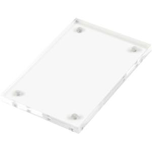 ZGJIAJU Cornice Portafoto Magnetica In Acrilico Trasparente Da 1 Pezzo, Display Magnetico For Poster, Spessore 3+3 Mm, 5,5x8,2 Cm, 6x9 Cm, 7x10,5 Cm, 9x12,8 Cm, 10x15 Cm. Condividi facile(6x9cm)