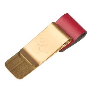 Kokonote Fermasoldi Uomo Cherry Lacquer - Portapenna per Agenda con Dettagli Dorati e Passante in PU | Cancelleria Ufficio, Basic Studio Collection