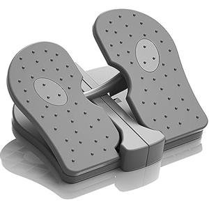 Alomejor Stepper - Pedana pieghevole in nylon rinforzato con pedali antiscivolo, silenzioso per allenare le gambe sotto la scrivania, per ufficio e casa (taglia unica)