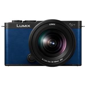 Panasonic Lumix DC-S9KE-A Videocamera Mirrorless Full Frame Open Gate per Vlogging, 24,2MP, Video 6K/4K, PDAF 779 Punti, Stabiliz. Immagine, Schermo Free-Angle, WiFi 5Ghz, Obiettivo 20-60mm, Blu