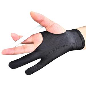 Generico Guanto anti-touch | Guanti da per tavoletta grafica - Guanti da con due dita per tablet, schizzi di carta, protezione dalle sbavature