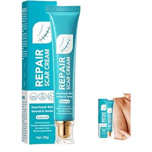 Generico Crema per la rimozione delle cicatrici in gel per cicatrici, crema per la riparazione avanzata delle cicatrici, migliora le cicatrici per smagliature, interventi chirurgici e ustioni. (1Pezzo)