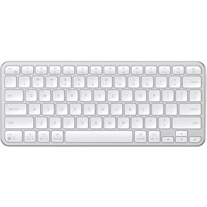 Satechi Tastiera Wireless Slim EX1 ???????????????????????? ????????, Tastiera Bluetooth Multi-Dispositivo 4 in 1, Connessione 2,4 GHz, Ricaricabile USB-C per Mac, Windows e Android - Argento