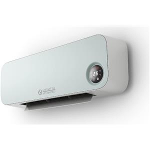 OLIMPIA SPLENDID Termoventilatore Ceramico a Parete Stufa elettrica 2000 Watt Caldobagno con Termostato Telecomando Wifi e Supporto vocale - 99265 Caldo Sky G Wifi