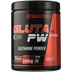 EUROSUP - Glutammina in Polvere GLUTA PW 100% Vegan, Integratore KYOWA QUALITY per Massima Qualità e Purezza, Glutamine Powder Recupero e Sintesi Proteica - Integratori Post Workout Gusto Neutro, 600g