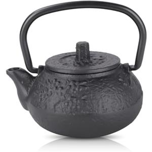 HERCHR Mini bollitore per tè in ghisa, teiera in stile giapponese per animali domestici per amanti del tè 300 ml/10 once
