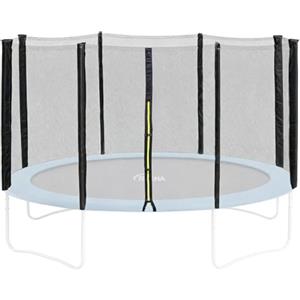 Terena Rete per Trampolino 244 cm Ø - Rete di Sicurezza Esterna per 6 Pali - Altezza 160 cm - UV Resistente & Anti-Strappi - Rete di Ricambio di Alta Qualità