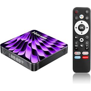 GREVA HS86 PRO14 TV Box Android 14.0 8K 2026 Box Android 2 GB RAM 16 GB ROM RK3518 Chipset, 2,4 GHz 5,0 GHz Doppio WiFi6 BT5 USB3.0 10/100 Ethernet HD HDR10+ Smart TV Box Internet con Telecomando Bluetooth
