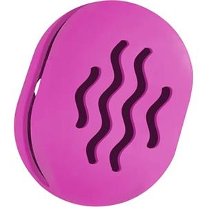 TIKIUKI Porta spugna per trucco, organizer da viaggio per spugne, in silicone infrangibile, traspirante, adatto per lavoro o viaggi (viola)