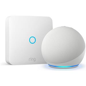 Amazon Ring Intercom Echo Dot (Ultimo modello) Bianco ghiaccio apri con Ring Intercom