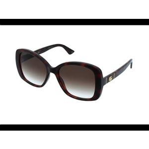 Gucci GG0762S 002 | Occhiali da Sole Graduati o Non Graduati | Prova Online | Plastica | Quadrati, Oversize, Ovali / Ellittici | Marrone, Havana | Adrialenti