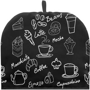 NETILGEN Teiera accogliente grande isolante per mantenere il tè caldo, teiera creativa Cozies Teiera copertura antipolvere perfetta per un'esperienza tradizionale inglese di tè alto, caffè dessert