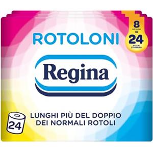 Regina Rotoloni, 24 Maxi Rotoli di Carta Igienica a 2 Veli