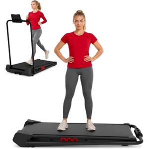 DR.GYMlee Drgymlee Walking Pad con Vibrazione, Tapis Roulant Pieghevole Sotto Scrivania 1-10 km/h, Silenzioso e Compatto per Casa e Ufficio, con Telecomando e Funzione Relax Muscolare
