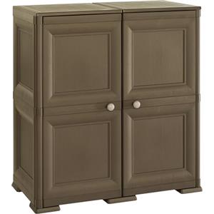 Tontarelli S.p.A. Multiuso OMNIMODUS 2 Ante, 2 Moduli Mobile Contenitore, wengé, 79x47x85.5 cm