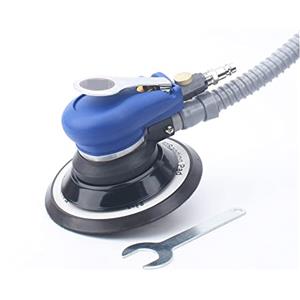 OutFyt Levigatrice a palmo orbitale casuale ad aria professionale da 6 pollici, levigatrice pneumatica con vuoto Lucidatrice 150 mm Orbita 4,8 ,Alte prestazioni