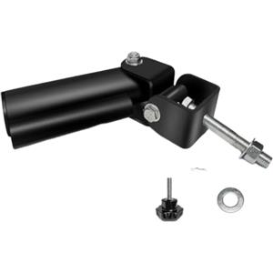 ZMdooreasy Attacco a T per Power Rack e Squat, supporto per bilanciere in acciaio con rotazione a 360°, supporto regolabile per maniche da 25 mm e 50 mm, per allenamento della forza (E)