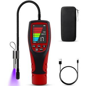 Therm La Mode ALD-200 PRO pompa riscaldata rilevatore di perdite di refrigerante per pompe di calore, HVAC con LED UV, sniffer freon, rilevatore di perdite di gas alogeni per auto R32 R454B R410A R22 R1234YF R600a