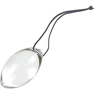 ZJPOJPH Pallina anale in vetro a forma di uovo con corda indossabile, 6 misure, plug anale SM, palline anali, pallina anale, dildo in vetro, masturbazione vaginale, giocattoli sessuali for donne e uom