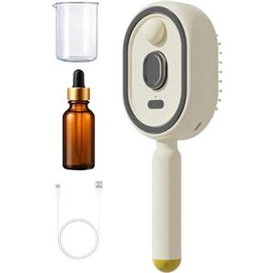 lisutupode 2026 Nuova Spazzola Lisciante A Spray Per Capelli, Lisciatrice A Spray Ricaricabile Per Capelli Naturali, Pettine Ricaricabile Districante Con Olio E Misurino, Anti-crespos Per Folti