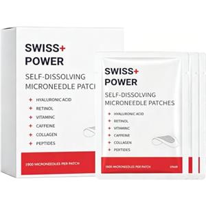 ZEDAOTC 2026 Swi-ss Power Patch Occhi Con Microaghi - Patch Occhi Antirughe Donne e Uomini, Riduce Occhiaie, Borse E Rughe, Patch Contorno Occhi Antirughe Per Una Cura Quotidiana (1Pack)