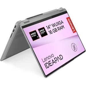 Lenovo IdeaPad Flex 5 Notebook Display 14" Touch IPS (1920x1200) IPS, AMD Ryzen 7 7730U, RAM 16GB, 512GB SSD, Digital Pen inclusa, Windows 11, Tastiera italiana QWERTY, Grey - Caricatore non incluso