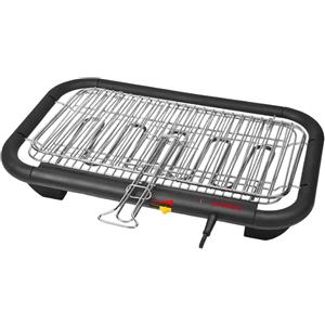 G3 Ferrari G10027 Galactic Grill Barbecue Griglia Elettrica XL, 2300 W, Regolazione temperatura, Griglia Inox, Vassoio porcellanato, Nero