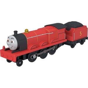 THOMAS & FRIENDS Fisher-Price Il Trenino Thomas James Locomotiva Motorizzata e vagone