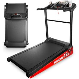YM Tapis Roulant Salvaspazio 12 km/h, MARCHIO ITALIANO, Inclinazione, Pieghevole, Elettrico, Tappeto Corsa XL, Telaio Rinforzato, Display Porta Tablet, ASSISTENZA e GARANZIA ITALIA Your Move NEXT 1500