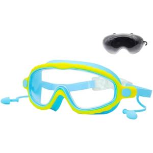 Generico Occhialini Da Nuoto Per Bambini Antiappannamento Protezione UV Lente Larga Occhiali Da Nuoto Per Bambini Ragazzi Ragazze Piscina Vacanza Al Mare Immersioni Snorkeling Estate