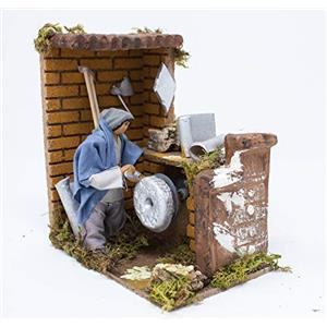 Joy Christmas Pastore per Presepe in Movimento L'Arrotino 42795
