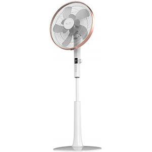 Cecotec Ventilatore a Piantana con Telecomando e Timer EnergySilence 1030 SmartExtreme, 28 W, 10 Pale 40 cm di Diametro, Oscillante, 24 Velocità, Altezza Regolabile 115-135 cm, Motore DC, Bianco