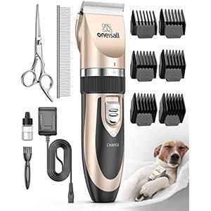 oneisall Tosatrice per Cani Professionale rumore basso Rasoio per cani Toelettatura Cani Gatti Animali Tosatore