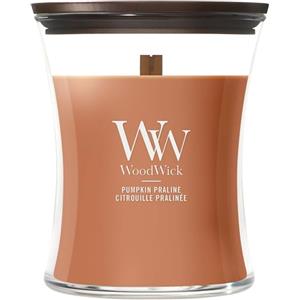 WoodWick Candela profumata | Candela a Clessidra Media | Pumpkin Praline | Regali Perfetti per Donne
