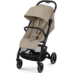 CYBEX Gold Passeggino Beezy con Cintura One-Pull, Per Bambini dalla Nascita Fino a 4 Anni Circa (Max. 22 kg), Compatto e Ergonomico, Almond Beige