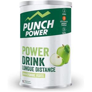Punch POWER Marchio Francese sportivo Bibita per Lunghe Distanze Antiossidante Energetica Gusto Mela-Kiwi 500 g