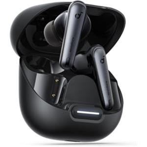 Soundcore di Anker Liberty 4 NC, Cuffie Bluetooth In Ear con ANC, 50 Ore | Cancellazione Adattiva Orecchie/Ambiente, 98,5% Meno Rumore, Hi-Res Audio, Bluetooth 5.3, Nero