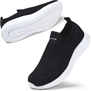 STQ Sneakers Donna Scarpe Senza Lacci Running Ginnastica Comode Tennis Camminare Memory Foam Palestra Memory Foam Scarpe Rosa 41 EU
